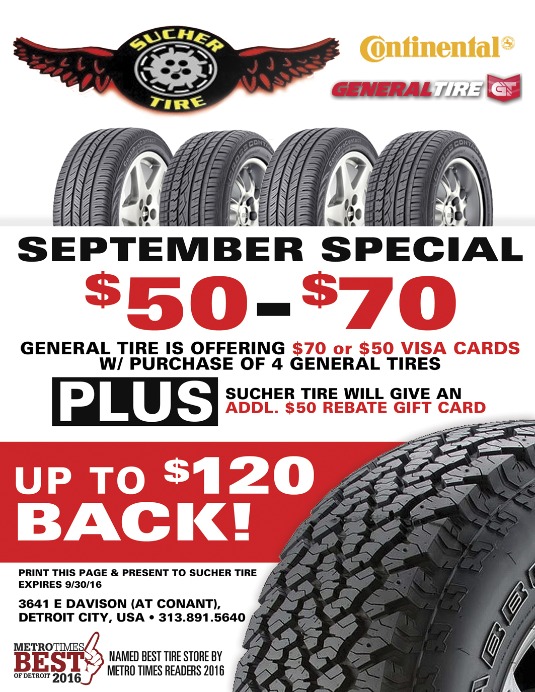 specials sucher tire flyer tires